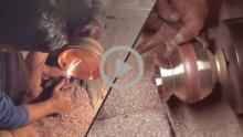 Making of Brass Utensils