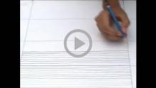 Parallel Horizontal Lines drawn from Fast to Slow Pace with greater control