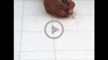 Radial Lines Converging at a Point on a Square Grid