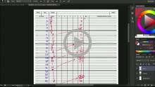 Exposure Sheet - Filling X-sheet