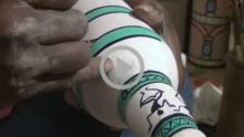 Bottle Painting with Warli Art - Orissa